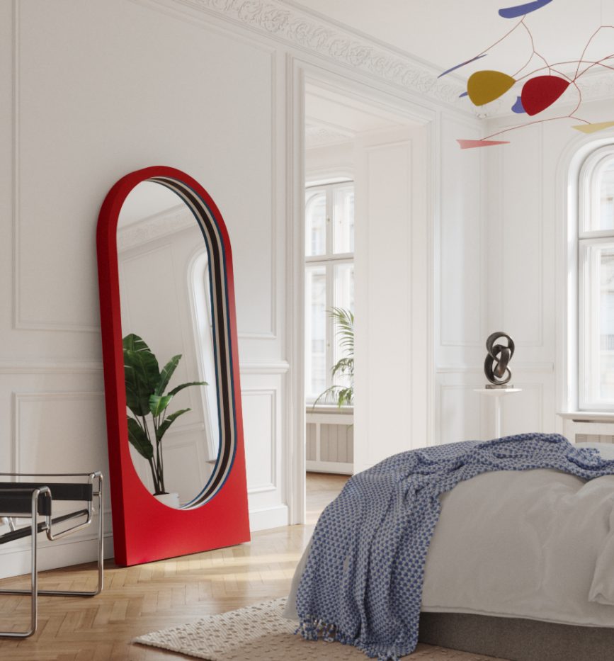 Player Mirror Hogai Red Light Interior 1