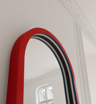 Player Mirror Hogai Red Light Interior Detail 2