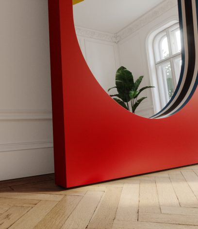 Player Mirror Hogai Red Light Detail 1