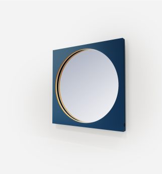 Lustro Drummer Blue Jeans – spektakularne wiszące lustro do pokoju
