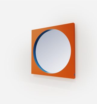 Lustro Drummer Orange Joy – spektakularne wiszące lustro do pokoju