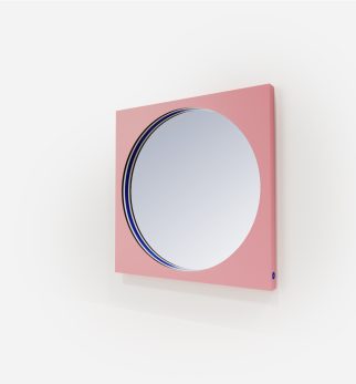 Lustro Drummer Pink Power – spektakularne wiszące lustro do pokoju