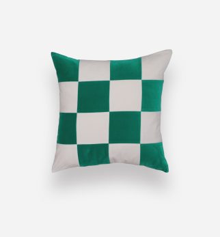 Ręcznie robiona poduszka Dreamer 50x50 z bawełnianego aksamitu marki Hogai.