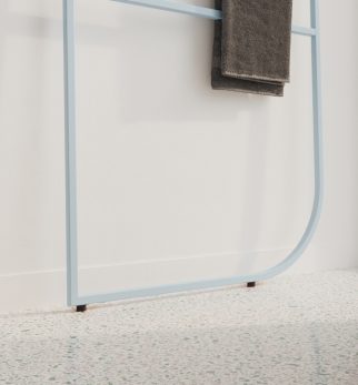 Wieszak na ręczniki Hogai Spy Hanger Baby Blue w kolorze jasnego błękitu.