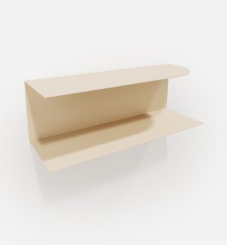 Designerska półka ścienna Miller w kolorze Ecru Lady – polski design. Hogai premium.