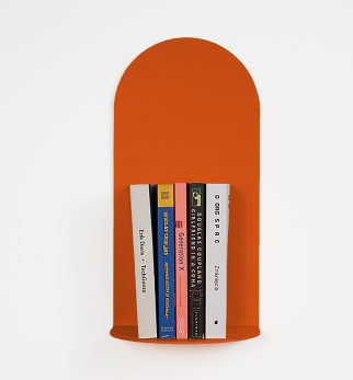 Metalowa pomarańczowa półka Painter Orange Joy. Hogai.