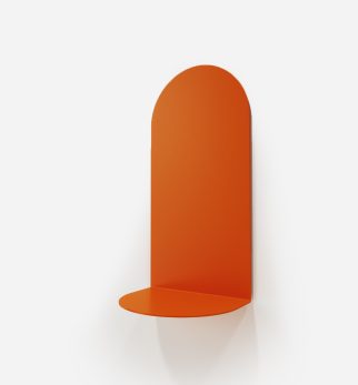 Metalowa pomarańczowa półka Painter Orange Joy. Hogai.