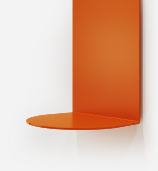 Metalowa pomarańczowa półka Painter Orange Joy. Hogai.