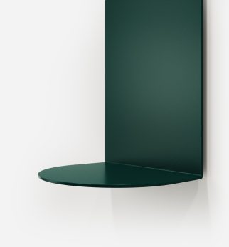 Metalowa zielona półka Green Bottle. Hogai.