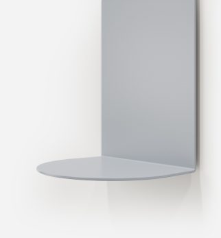 Metalowa szara półka Painter Grey Flow. Hogai.