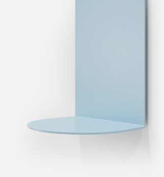 Metalowa błękitna półka Painter Baby Blue. Hogai.