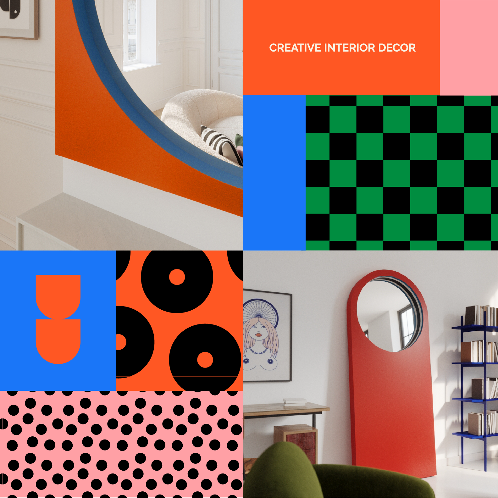 Lustra hogai - kolor i forma inspirowana bauhausem i stylem memphis