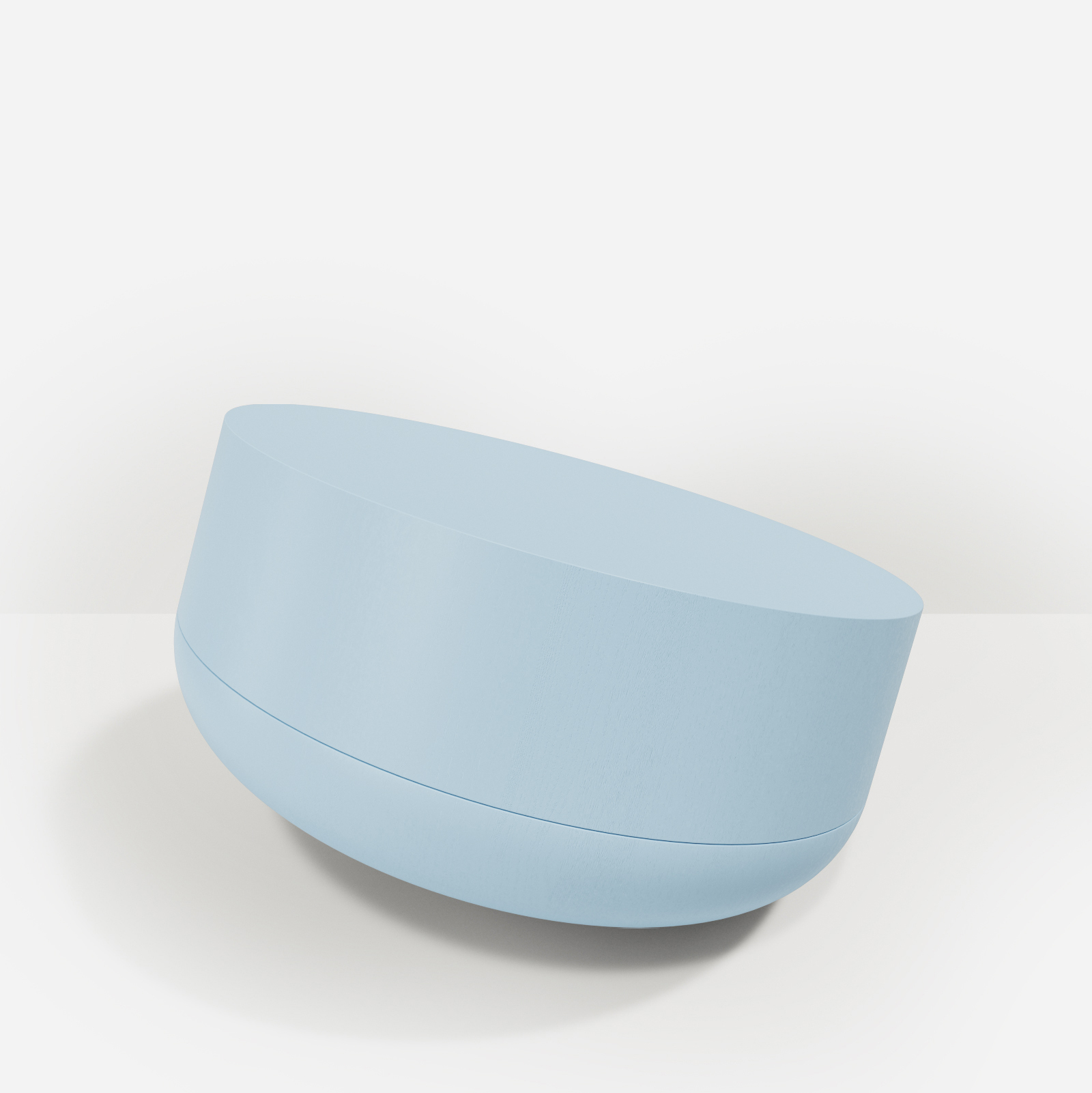 stolik duzy 2-.0011 | Hogai Minimalistyczny, drewniany stolik kawowy hogai writer baby blue w jasnym i kojącym odcieniu błękitnego nieba.