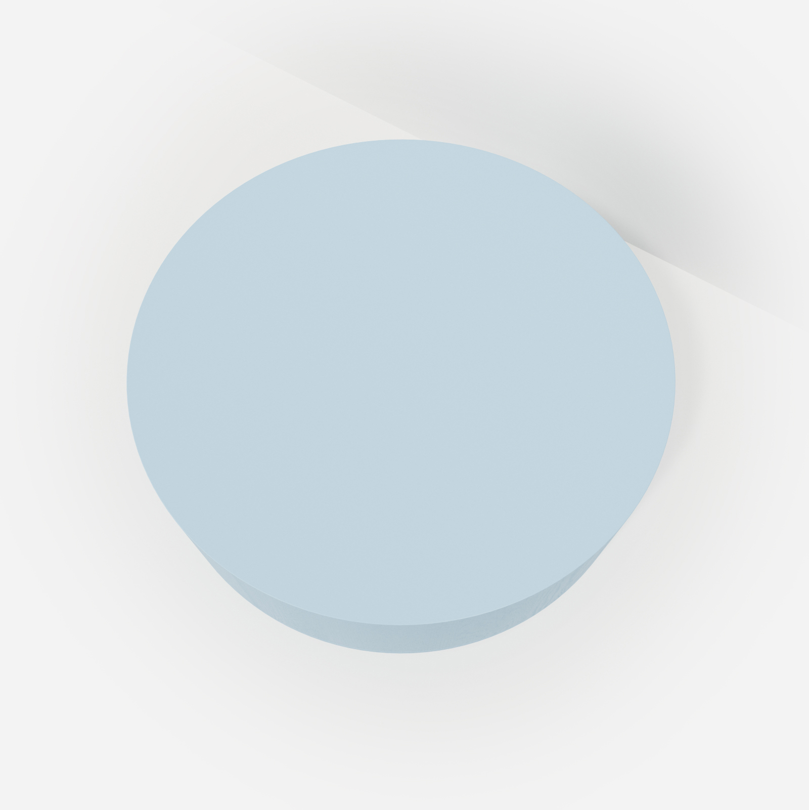 stolik duzy 5-.0011 | Hogai Minimalistyczny, drewniany stolik kawowy hogai writer baby blue w jasnym i kojącym odcieniu błękitnego nieba.