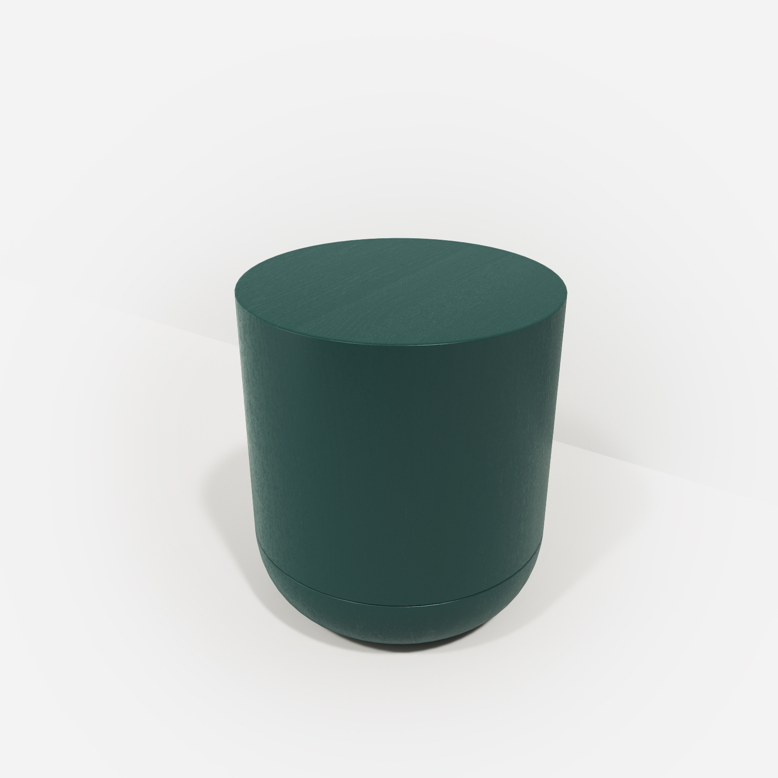 stolik maly 1-.0006 | Hogai Minimalistyczny stołek hogai pianist green bottle w głębokim i szlachetnym odcieniu butelkowej zieleni.