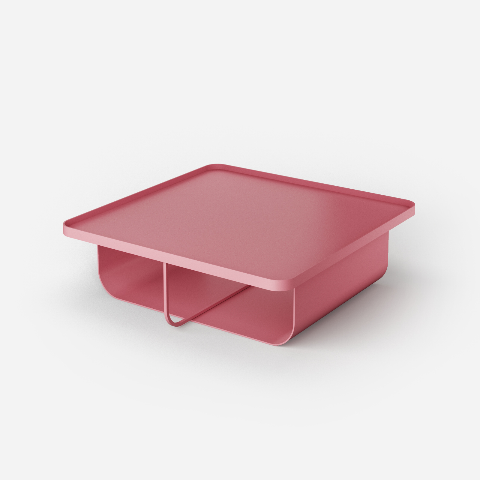 s8_1_9 | Hogai Różowy designerski stolik kawowy journalist pink power hogai – nowoczesny metalowy, o lekkiej i wyrafinowanej formie.