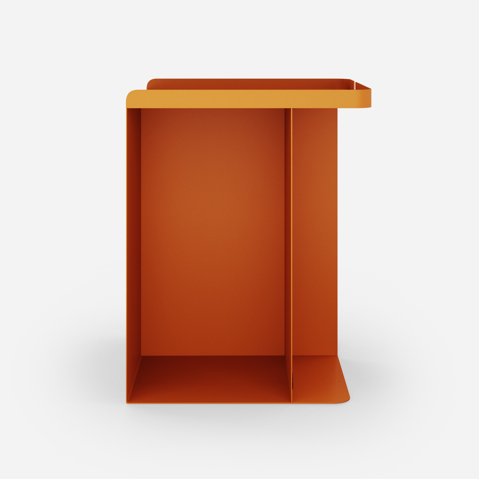 w029_2_3 | Hogai Pomarańczowy stolik nocny tailor orange joy hogai – nowoczesny metalowy stolik o lekkiej i pojemnej formie.