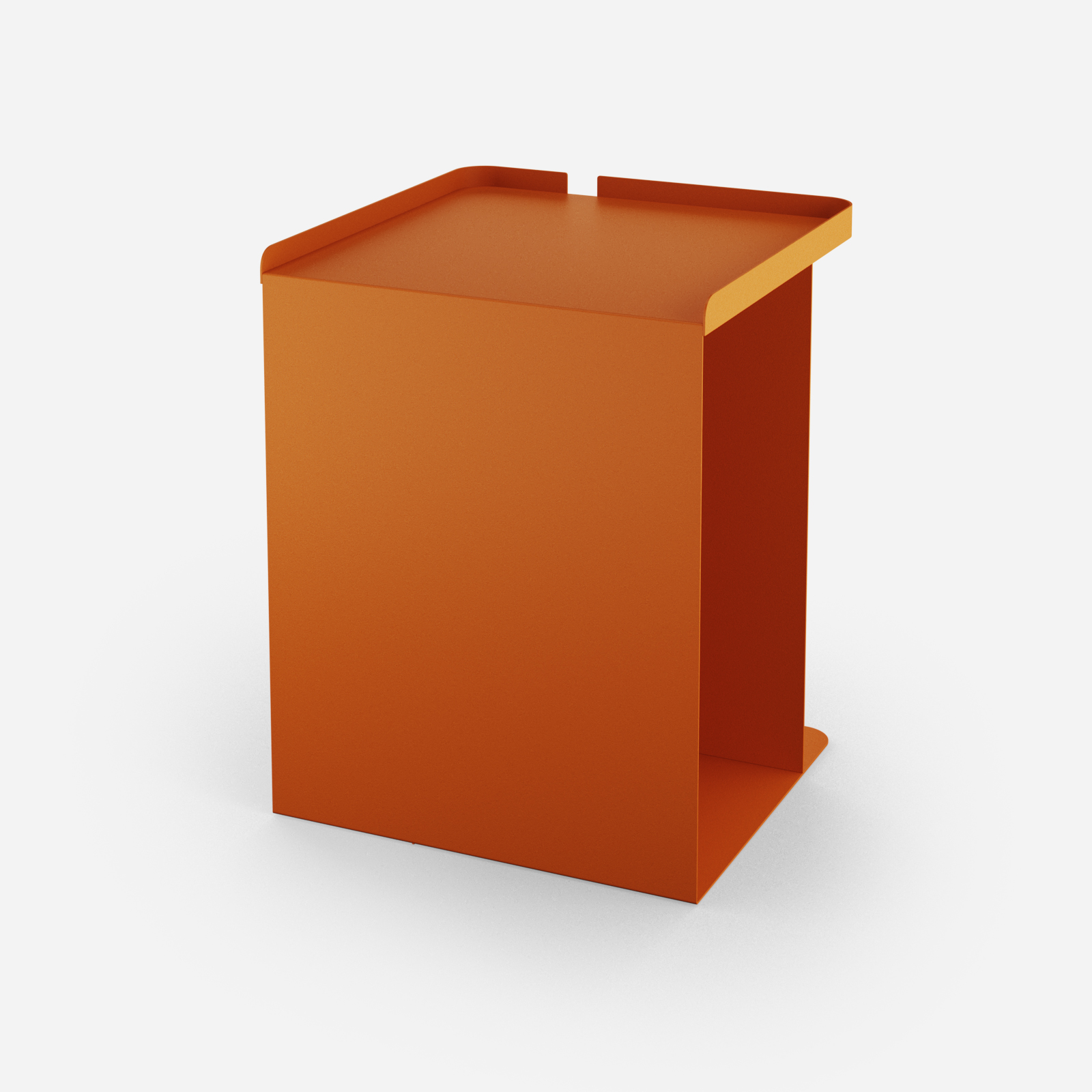 w029_3_3 | Hogai Pomarańczowy stolik nocny tailor orange joy hogai – nowoczesny metalowy stolik o lekkiej i pojemnej formie.