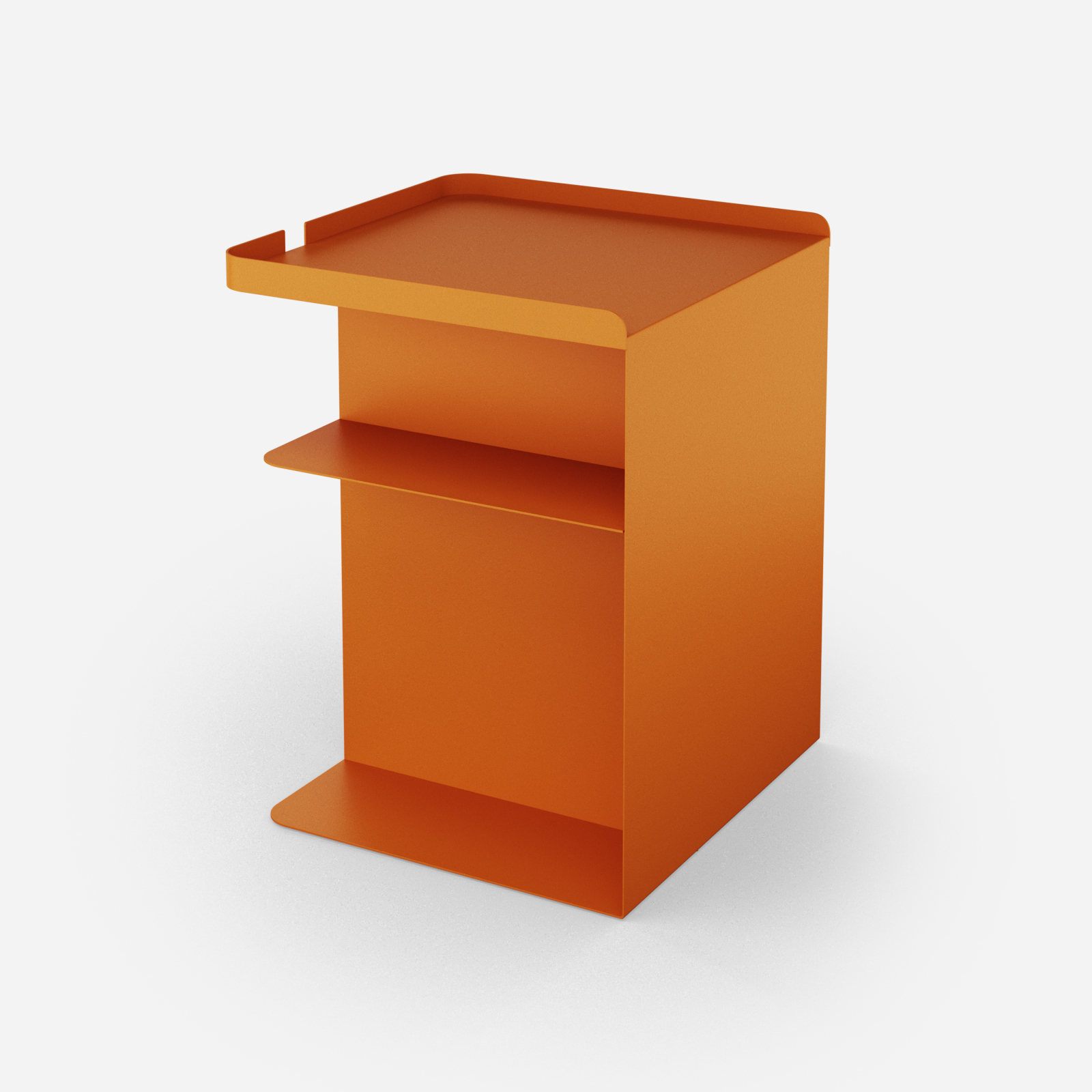 w029_4_3 | Hogai Pomarańczowy stolik nocny tailor orange joy hogai – nowoczesny metalowy stolik o lekkiej i pojemnej formie.