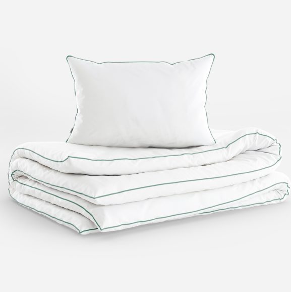 Drifter bedding GREEN OLIVE – pillowcase